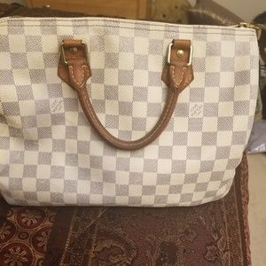 Authentic Louis Vuitton Damier Azur 30 Speedy
